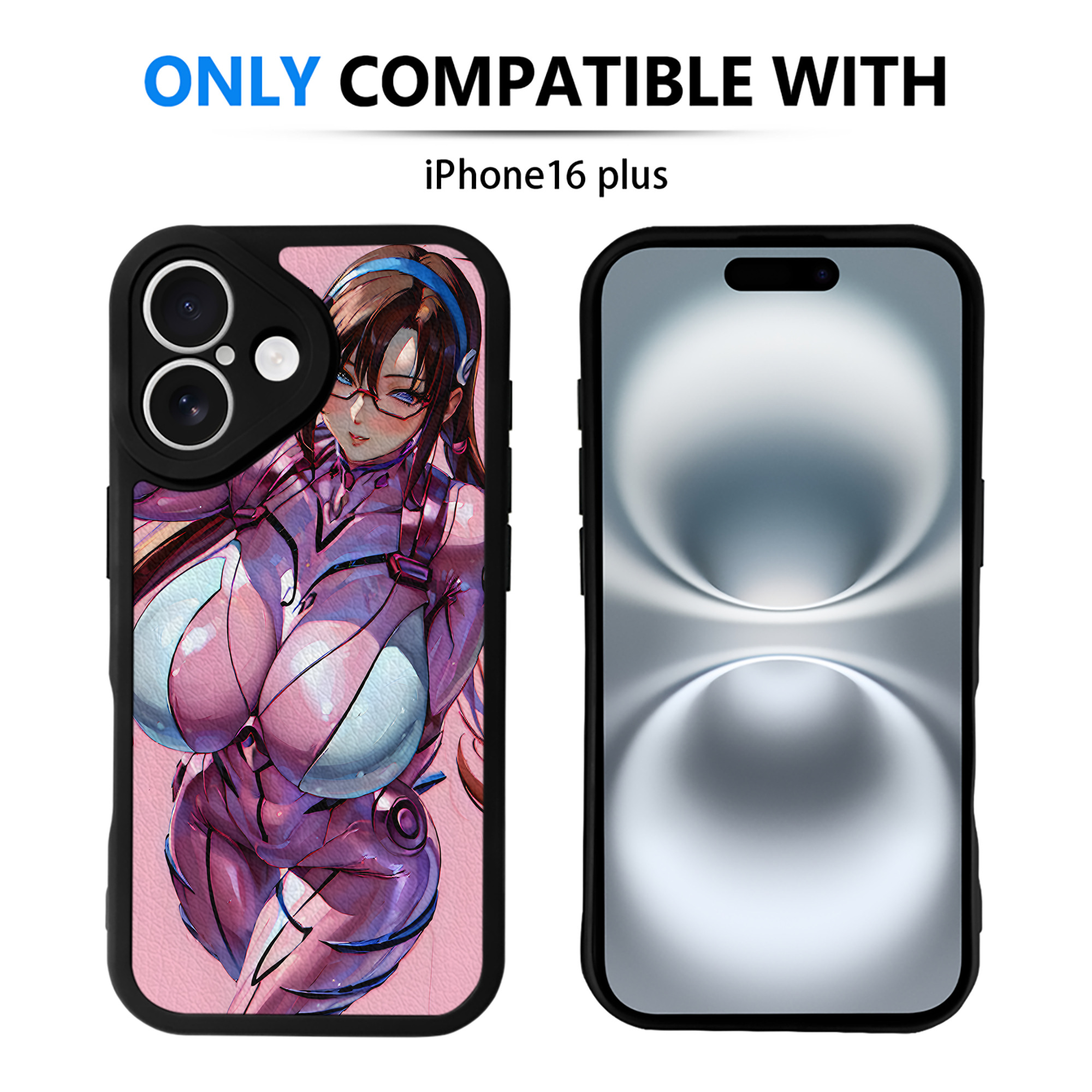（画像用） EVA 新世紀エヴァンゲリオン 【iPhone 16シリーズ対応】シリコンスマホケース（レザー調） 材質：シリコン